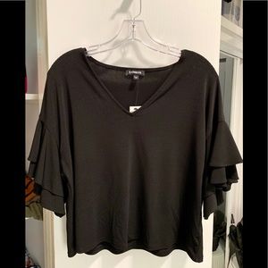 Express Black Blouse XS
